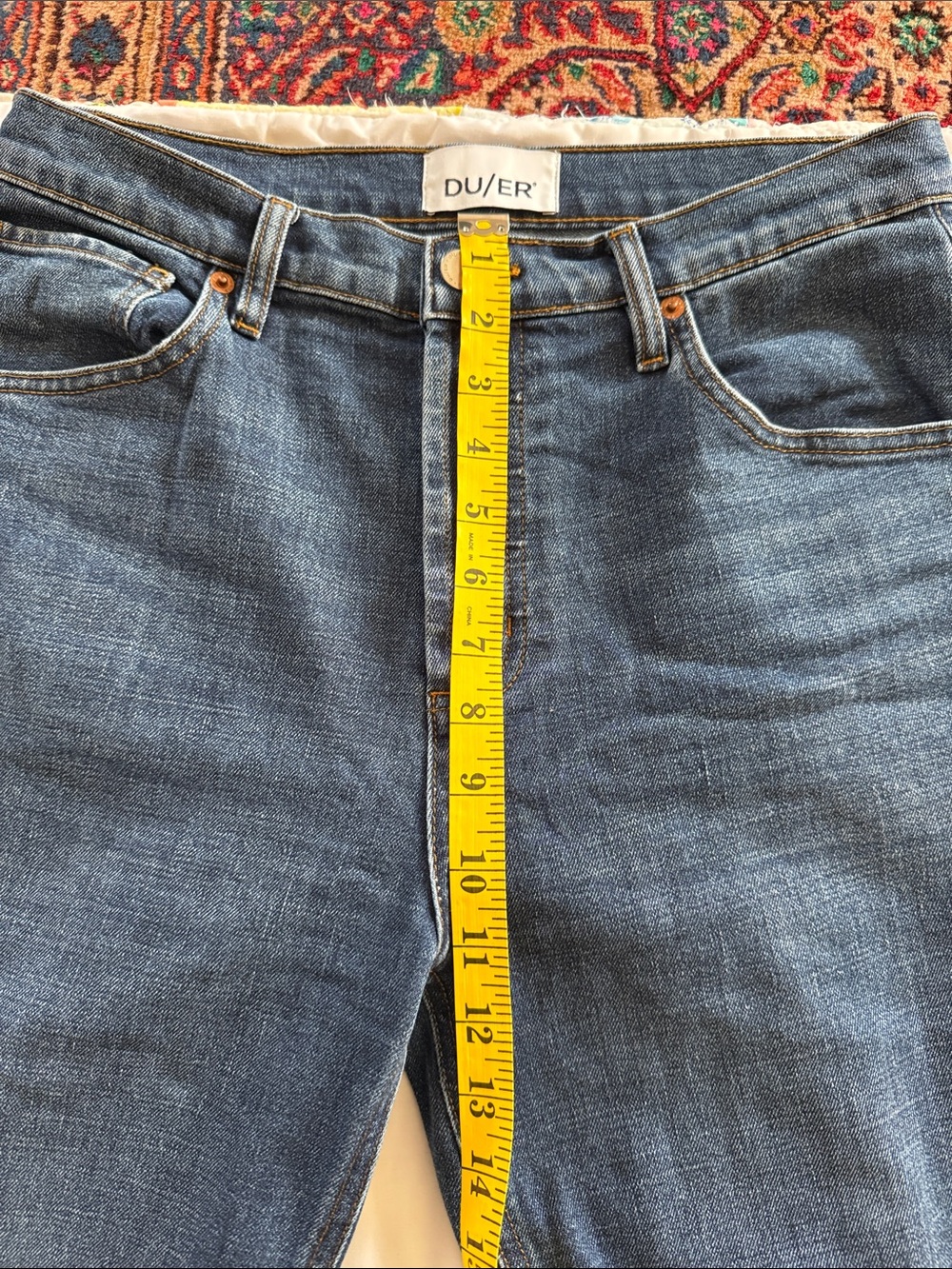 DU/ER Midweight Performance High Rise Straight jeans 29 - Picture 6 of 8